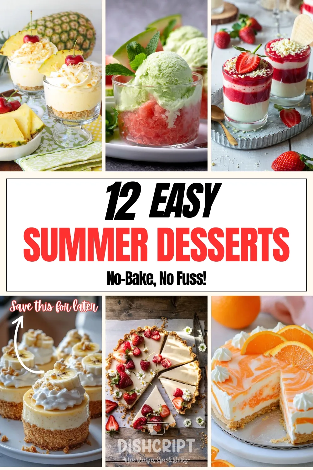 12 Easy Summer Desserts You’ll Love – No Bake, Fruity & Fun!
