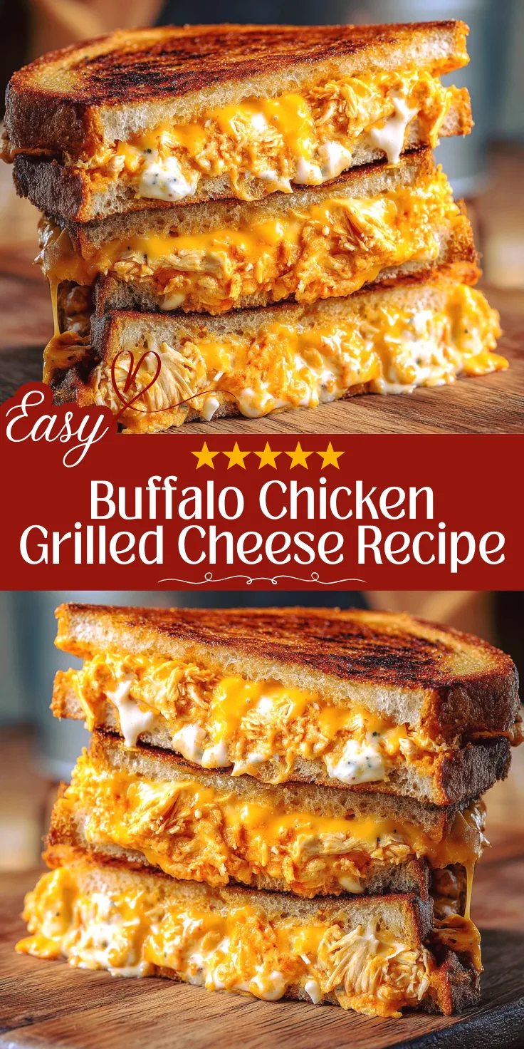 Buffalo Chicken Grilled Cheese Recipe