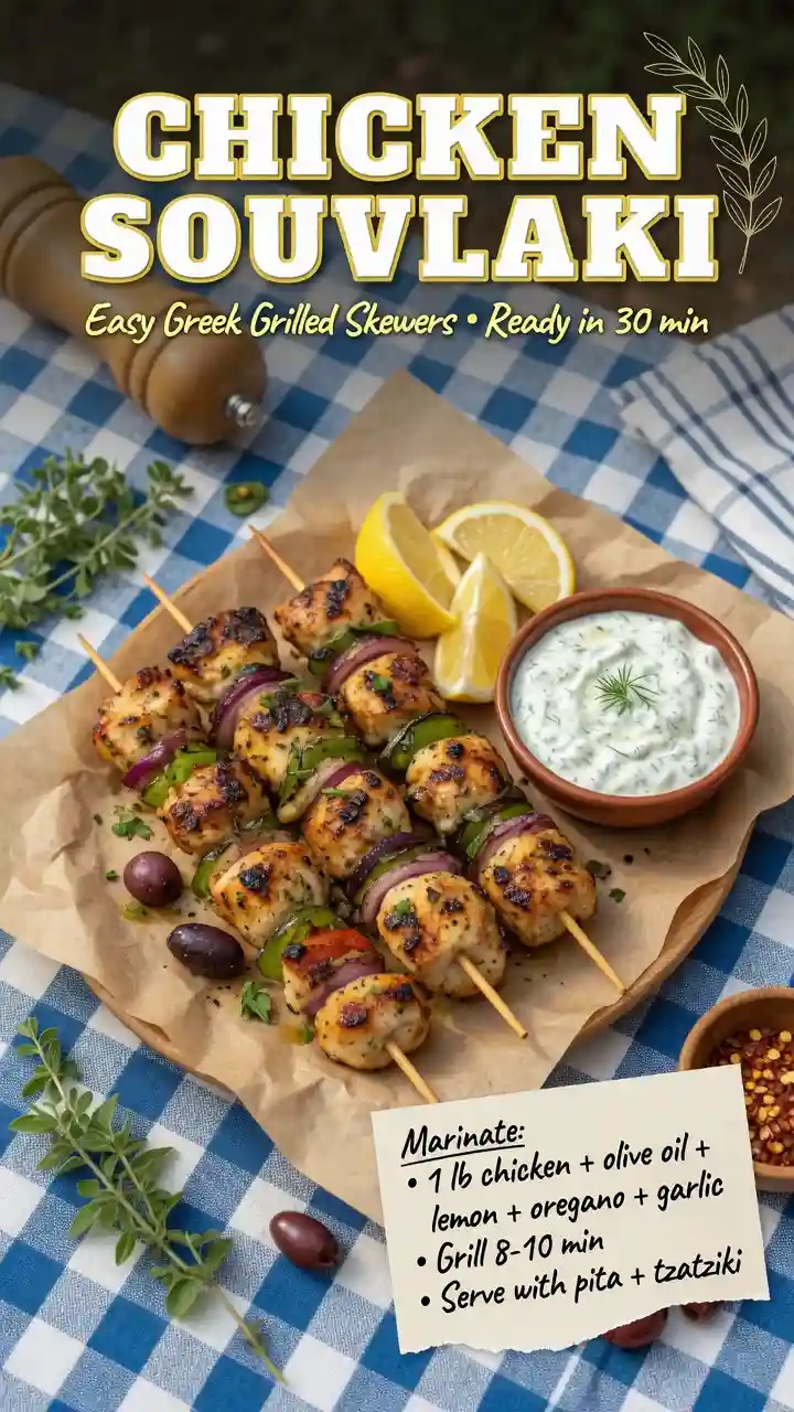 Chicken Souvlaki Recipe