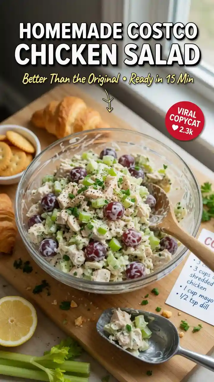 Homemade Costco Chicken Salad Recipe