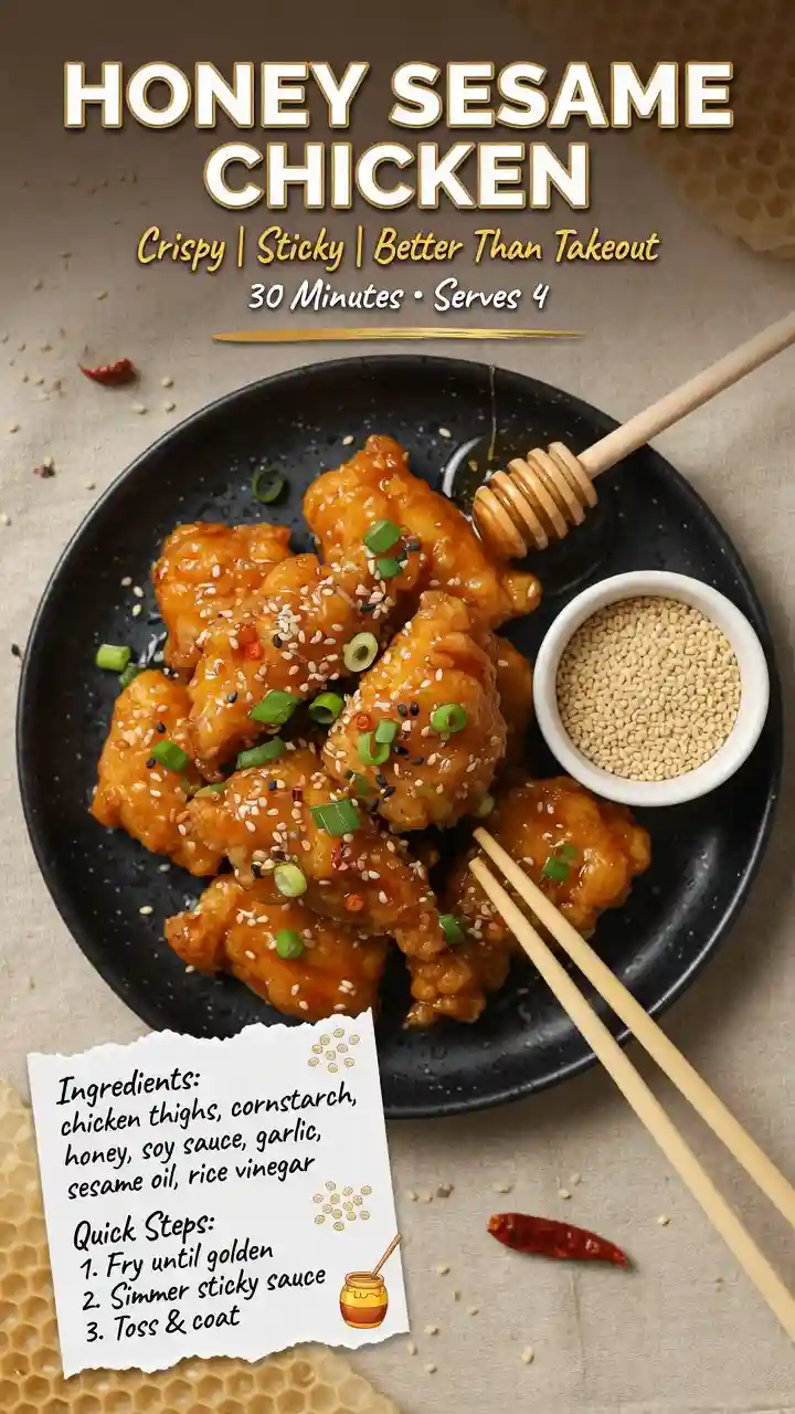 Honey Sesame Chicken Recipe
