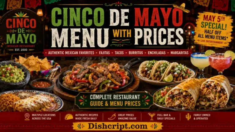 Cinco de Mayo Party Menu, Drinks & Holiday Food Ideas