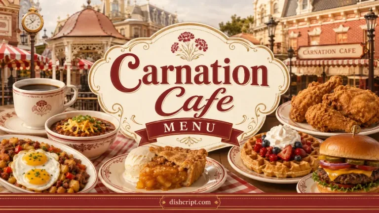 Carnation Cafe Menu With Prices