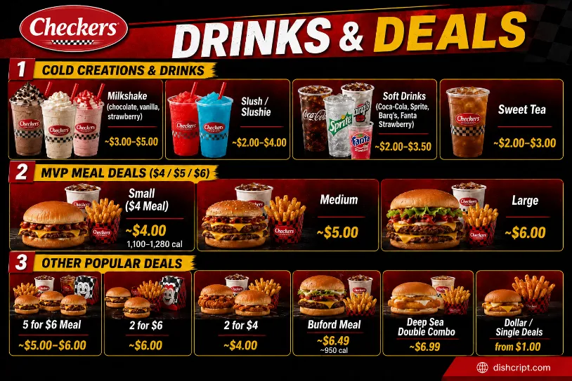 Checkers Fish Menu Checkers Menu With Prices 2026