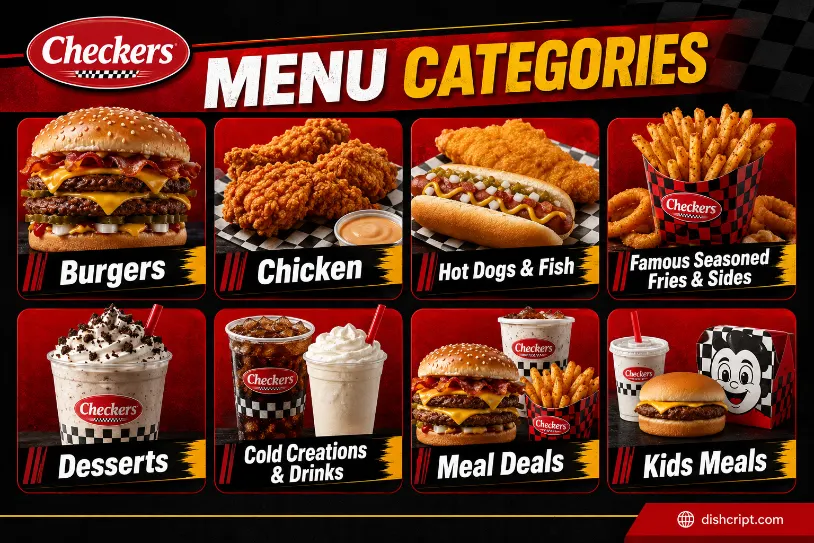 Checkers Menu With Prices 2026