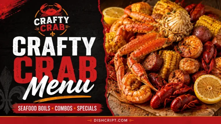 Crafty Crab Menu With Prices