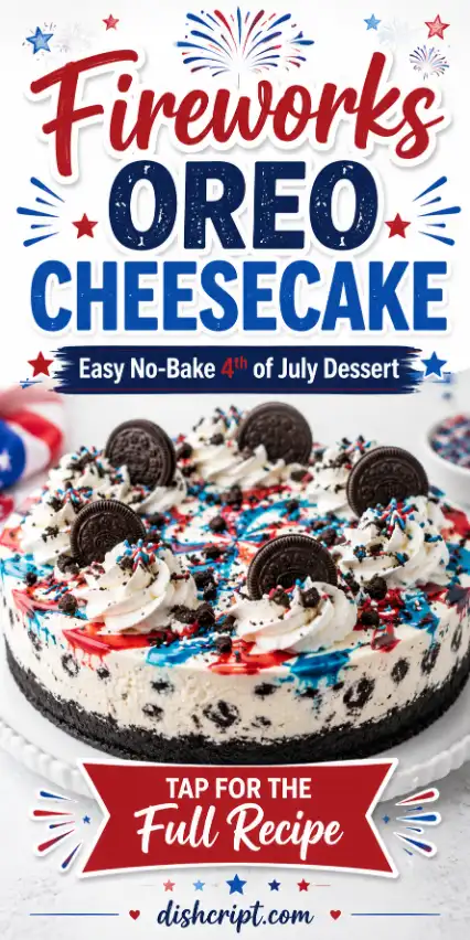 Fireworks Oreo Cheesecake Recipe
