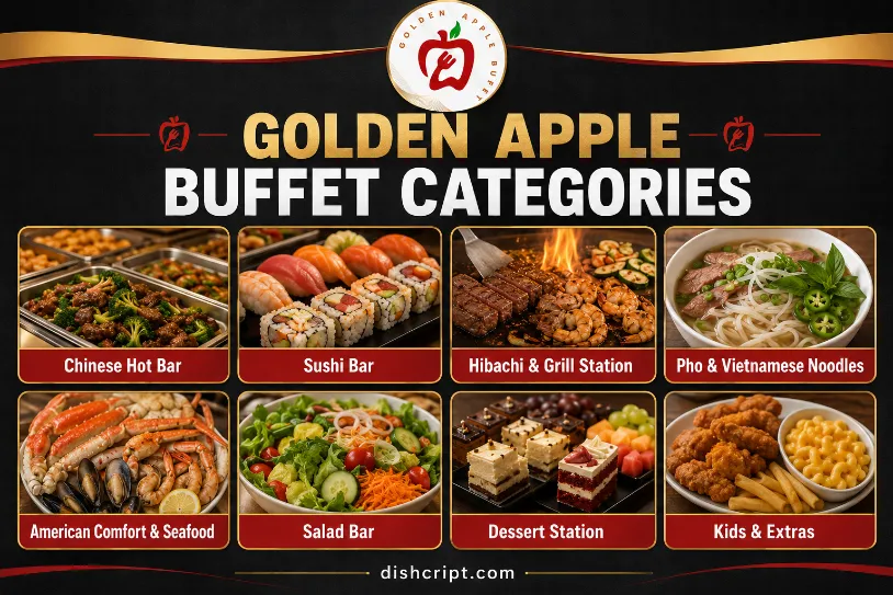 Golden Apple Buffet Categories