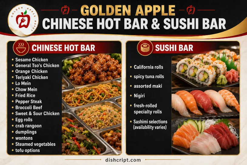 Golden Apple Chinese Hot Bar and Sushi Bar
