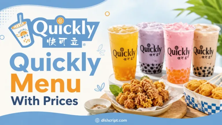 Quickly Menu With Prices