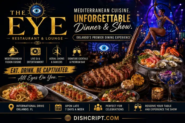 The Eye Restaurant Lounge Menu With Prices