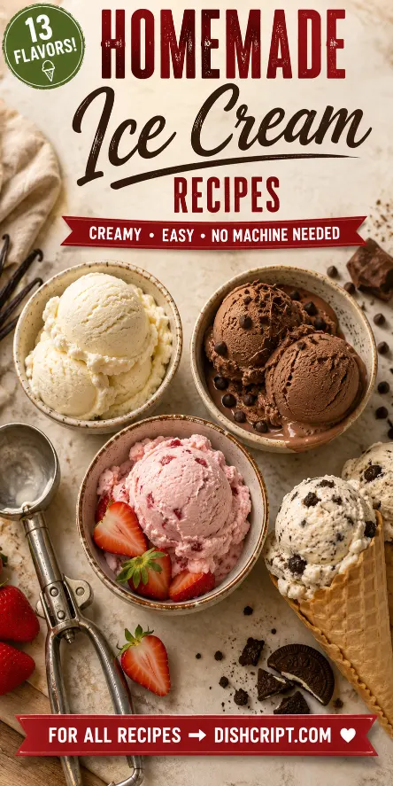 13 Homemade Ice Cream Recipes