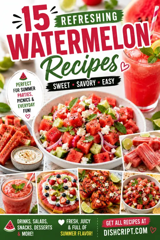 15 Refreshing Watermelon Recipes for Summer