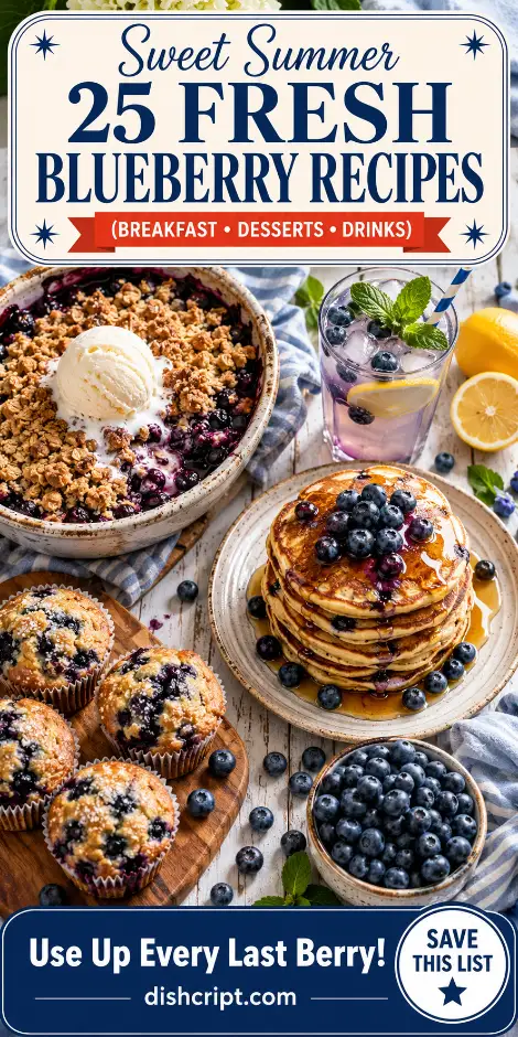 25 Fresh Blueberry Recipes