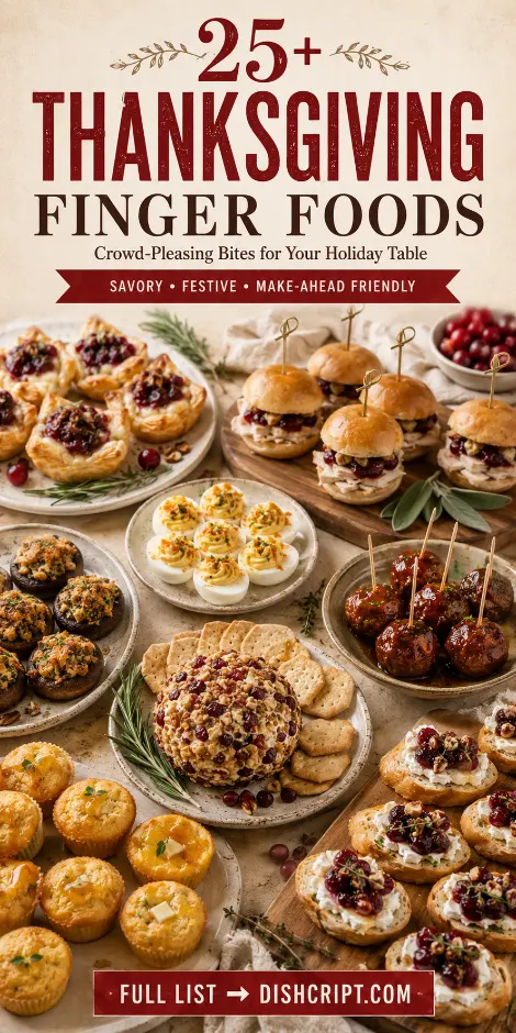 25+ Thanksgiving Finger Foods for a Crowd