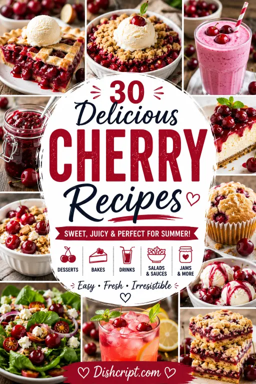 30 Delicious Cherry Recipes