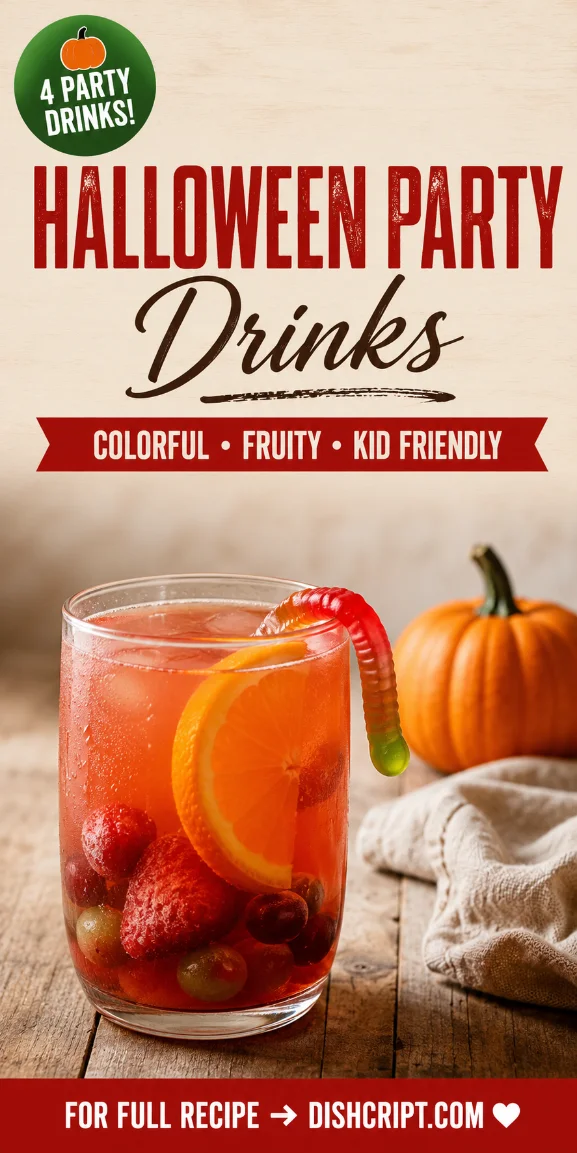4 Halloween Party Drinks for Kids