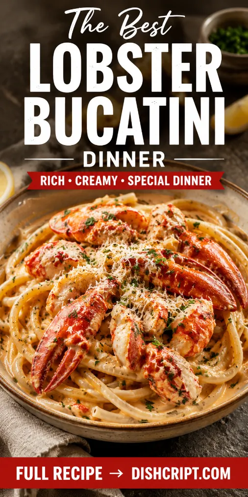 Creamy Lobster Bucatini Dinner