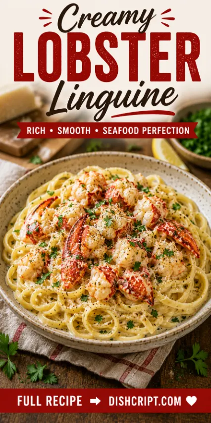 Creamy Lobster Linguine Recipe