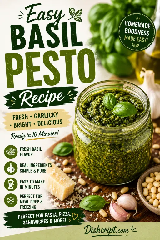 Easy Basil Pesto Recipe