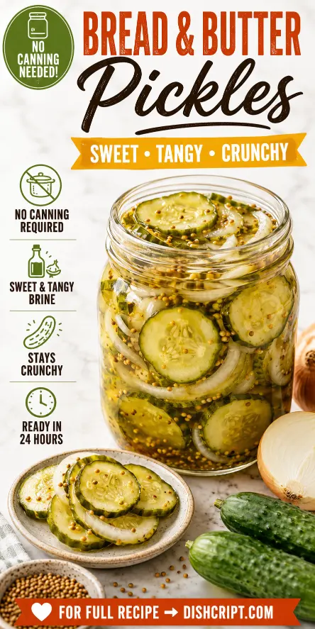 Easy Bread and Butter Pickles Recipe