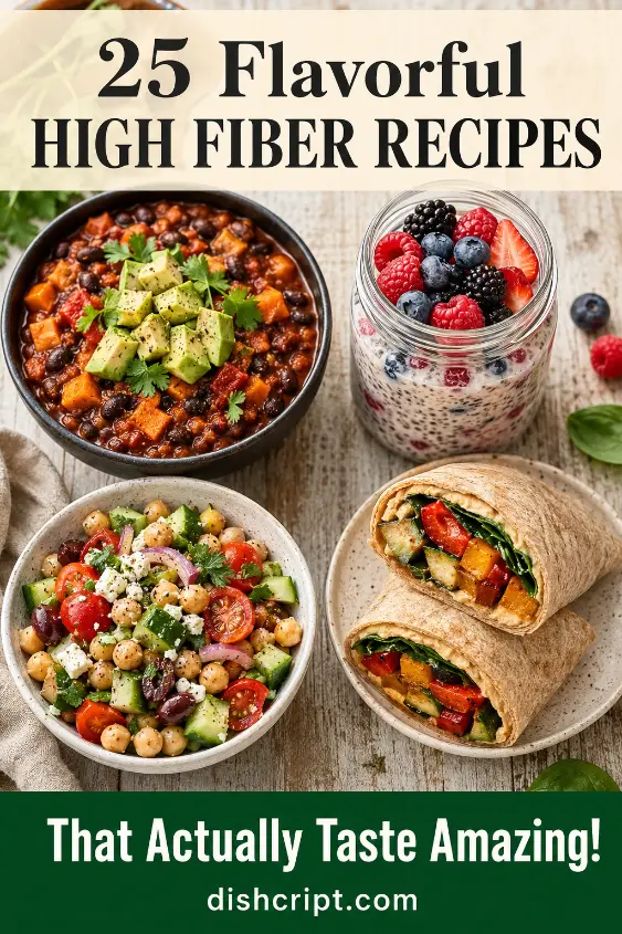 25 Flavorful High Fiber Recipes