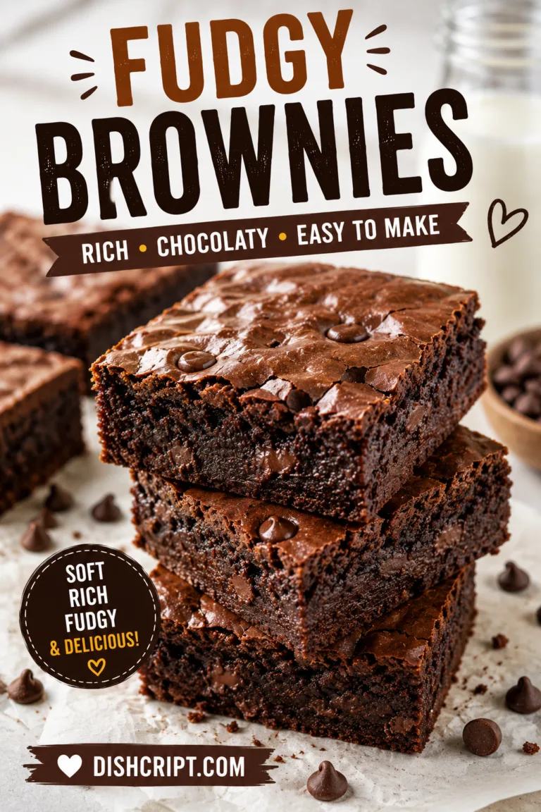 Fudgy Homemade Brownies Recipe