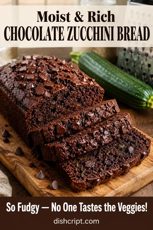Moist And Rich Chocolate Zucchini Bread