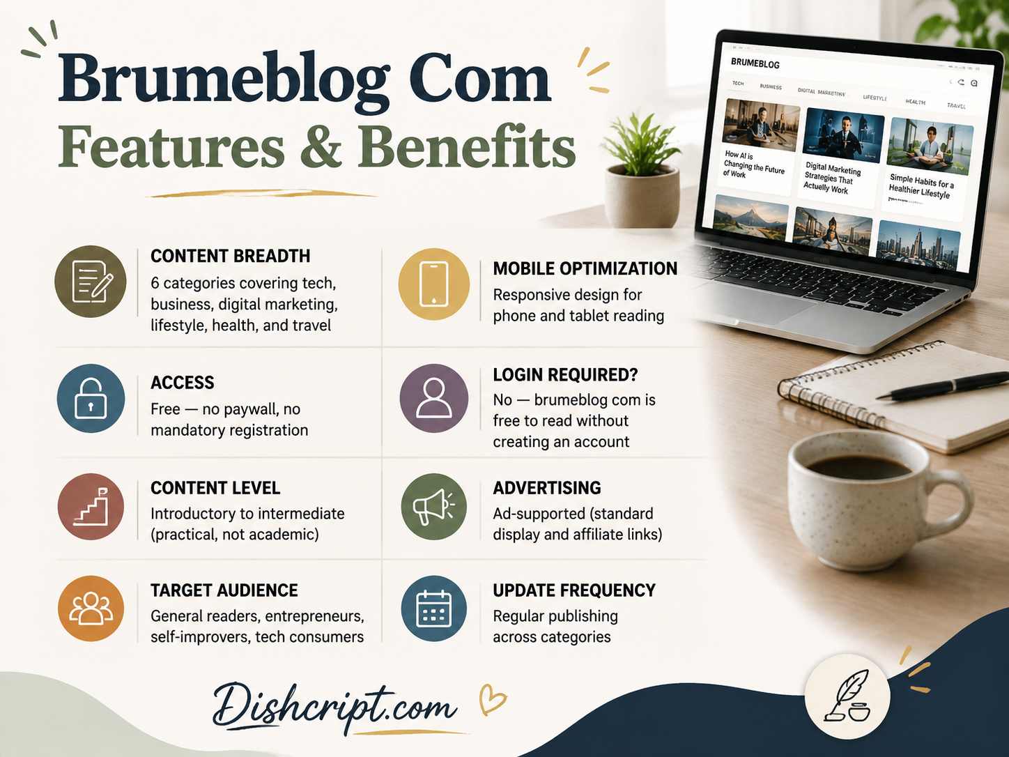 Brumeblog Com Features and Benefits