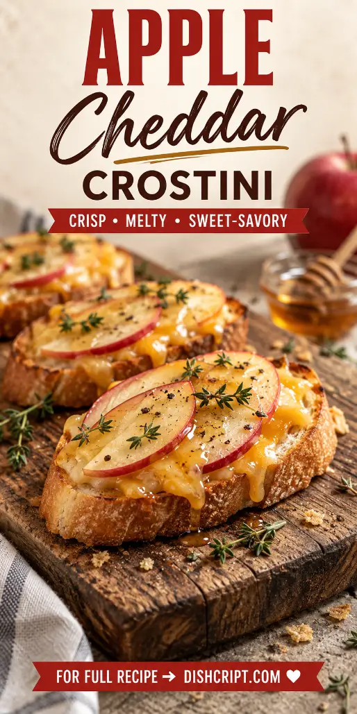 Apple Cheddar Crostini for Thanksgiving