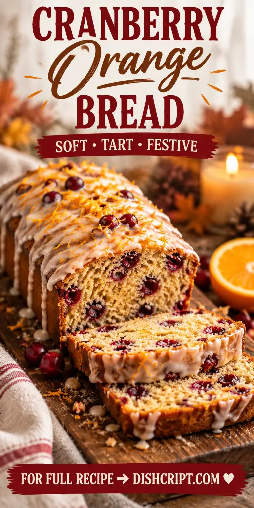 Cranberry Orange Bread for Thanksgiving