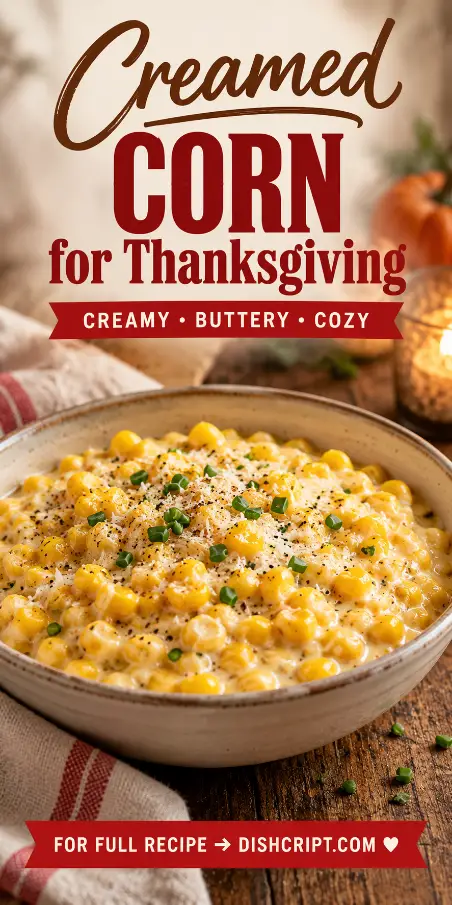 Creamed Corn for Thanksgiving