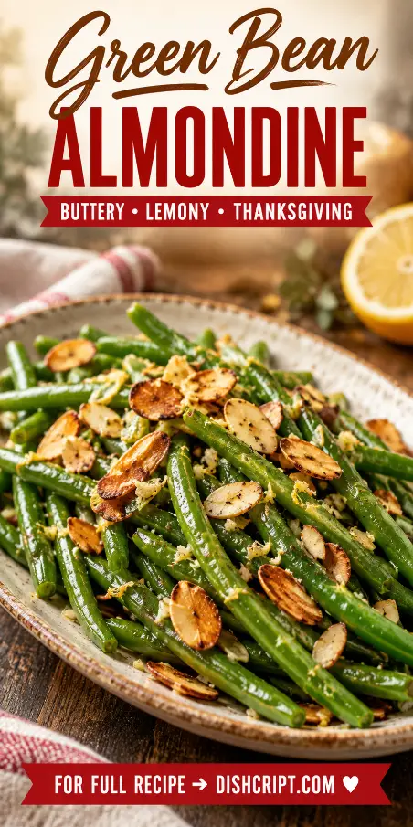 Green Bean Almondine for Thanksgiving