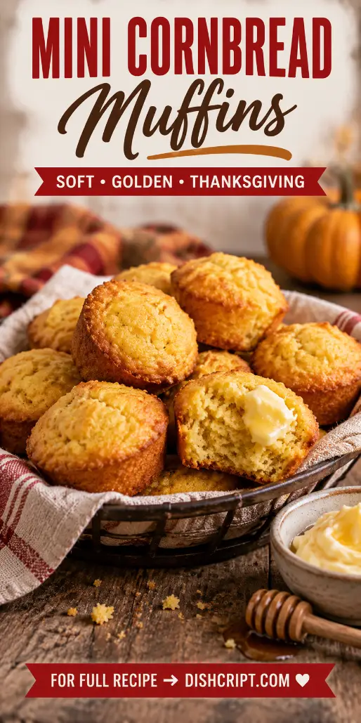 Mini Cornbread Muffins for Thanksgiving