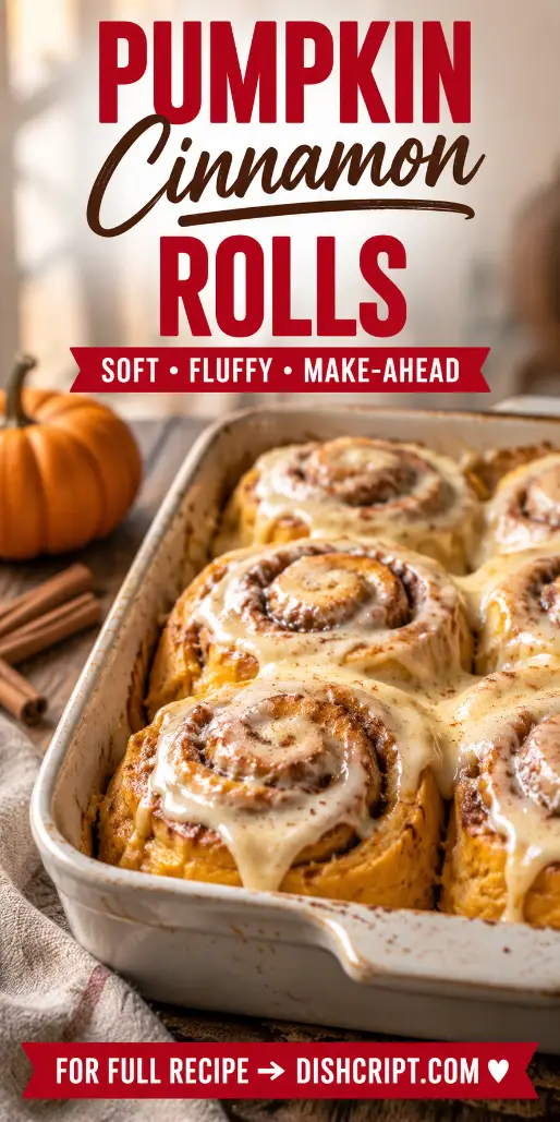 Pumpkin Cinnamon Rolls for Thanksgiving