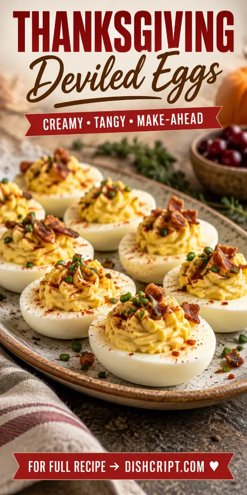 Thanksgiving Deviled Eggs
