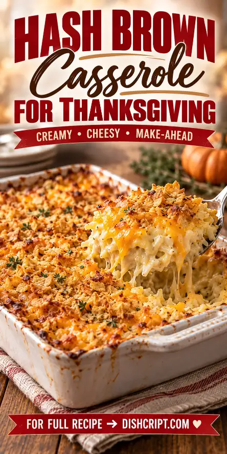 Hash Brown Casserole for Thanksgiving